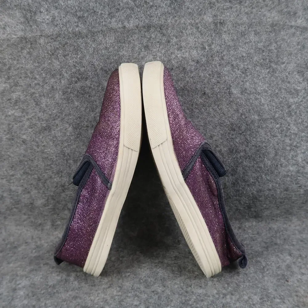 Oshkosh B'Gosh Shoes Kids 2 Casual Sneakers Slip On Purple Glitter Trainer Girls
